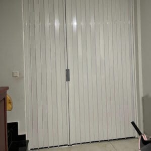 Cửa nhôm xếp lô gia cao cấp Windowo - Màu Trắng