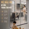 Cửa xếp phòng bếp lá nhựa trong cao cấp. Ngăn lạnh, ngăn mùi tuyệt đối.
