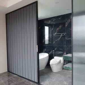 Cửa xếp nhà vệ sinh, nhà tắm, toilet cao cấp.